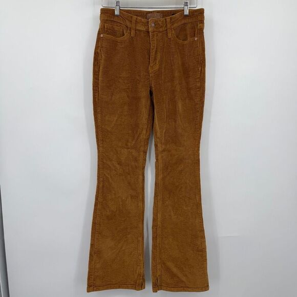 Judy Blue Denim - Judy Blue Brown Mid Rise Stretch Corduroy Bootcut Denim Jeans Size 28